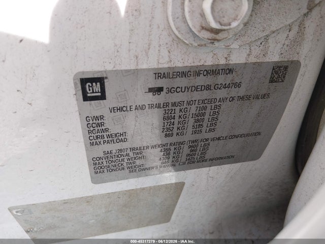 2020 Chevrolet SILVERADO 1500 4WD SHORT BED LT photo 9