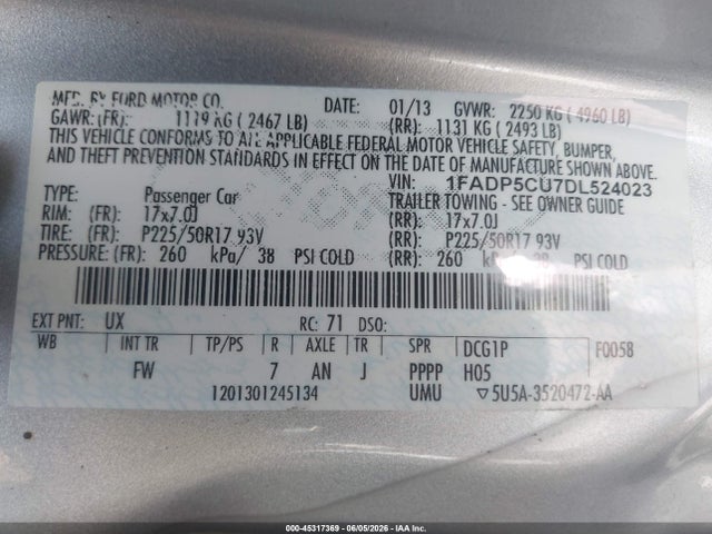 FORD C-MAX ENERGI SEL - 9
