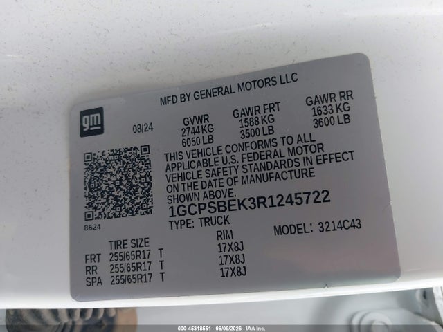 صورة 9 لـ 2024 Chevrolet COLORADO 2WD WT