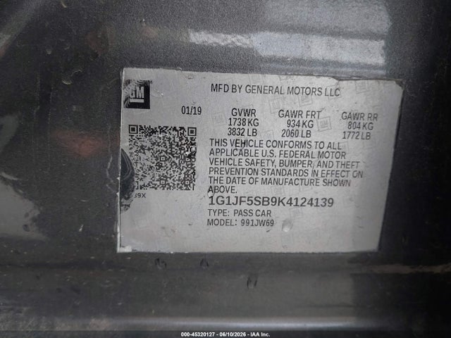 صورة 9 لـ 2019 Chevrolet SONIC PREMIER AUTO