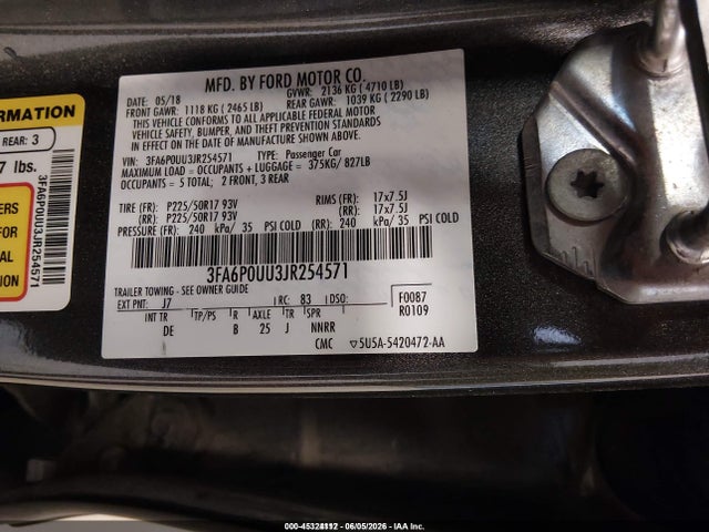 صورة 9 لـ 2018 FORD FUSION HYBRID S