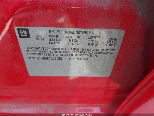 صورة 9 لـ 2014 Chevrolet CRUZE 1LT AUTO