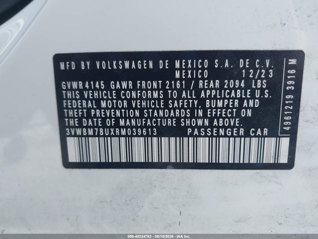 2024 Volkswagen JETTA 1.5T SPORT 照片 9