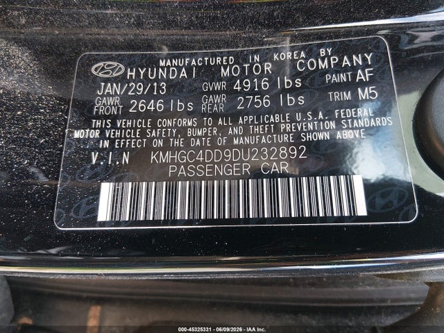 صورة 9 لـ 2013 Hyundai GENESIS 3.8