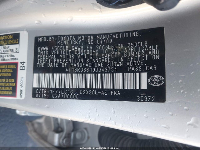 2009 Toyota AVALON LIMITED photo 9