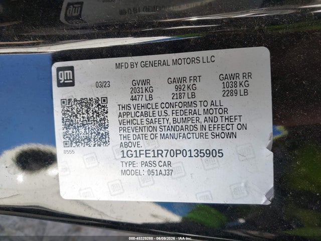 2023 CHEVROLET CAMARO RWD 1SS 9