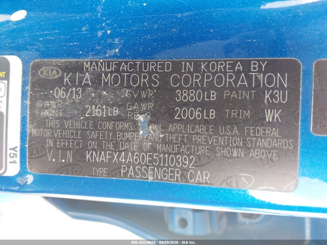 2014 KIA FORTE LX — фото 9