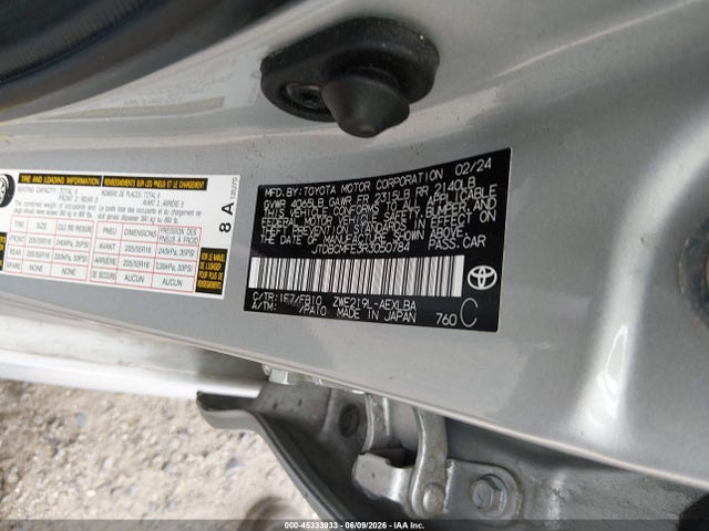 2024 Toyota COROLLA HYBRID LE photo 9