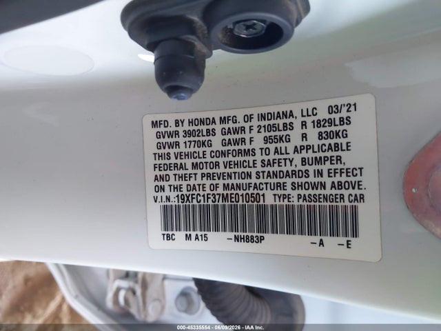 2021 Honda CIVIC EX 照片 9