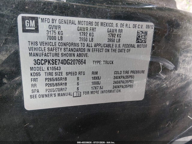 صورة 9 لـ 2013 Chevrolet SILVERADO 1500 LT