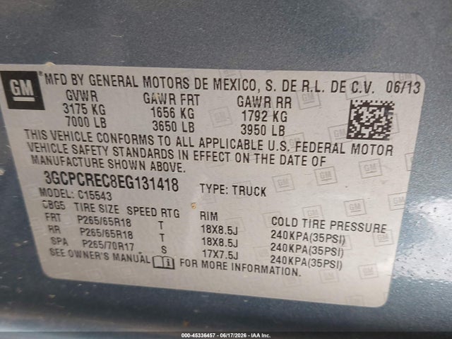 2014 Chevrolet SILVERADO 1500 1LT — фото 9