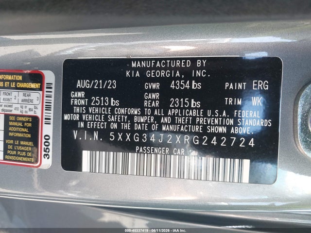 صورة 9 لـ 2024 KIA K5 EX
