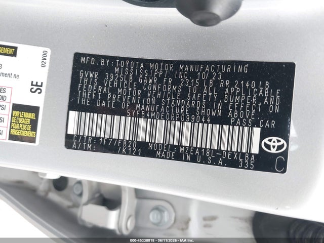 صورة 9 لـ 2024 Toyota COROLLA LE