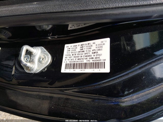 2012 Honda ACCORD 3.5 EX-L photo 9