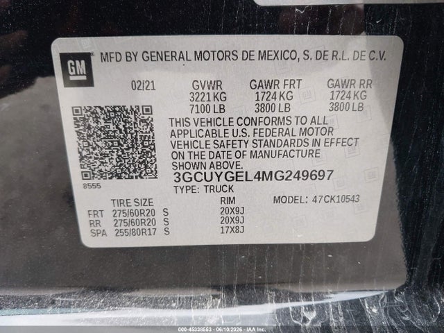 2021 Chevrolet SILVERADO 1500 4WD SHORT BED LTZ 照片 9