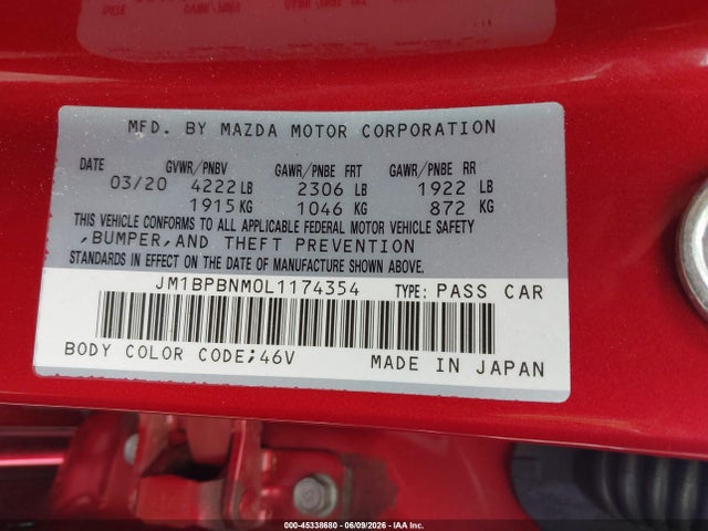 2020 Mazda MAZDA3 PREMIUM PACKAGE 照片 9