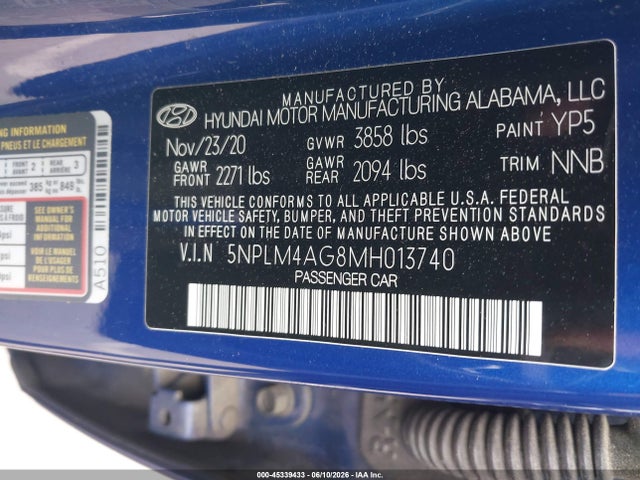 صورة 9 لـ 2021 Hyundai ELANTRA SEL