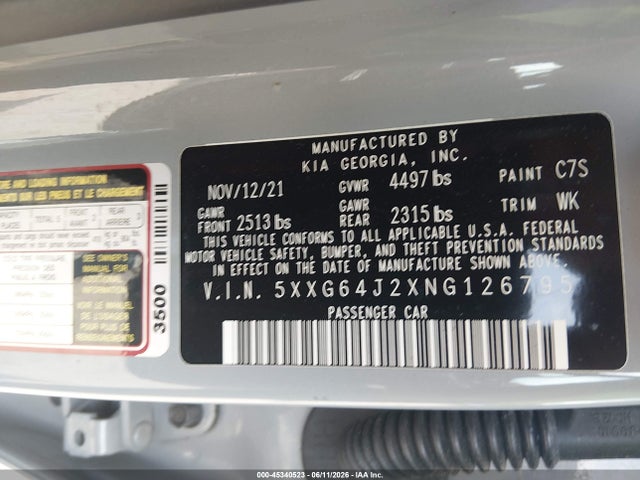 صورة 9 لـ 2022 KIA K5 GT-LINE