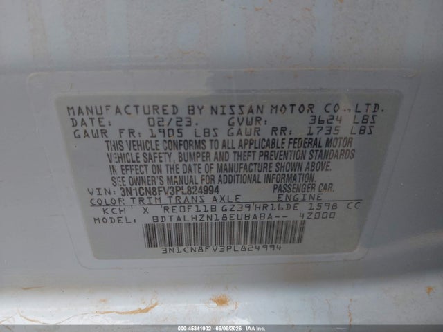 صورة 9 لـ 2023 Nissan VERSA 1.6 SR XTRONIC CVT