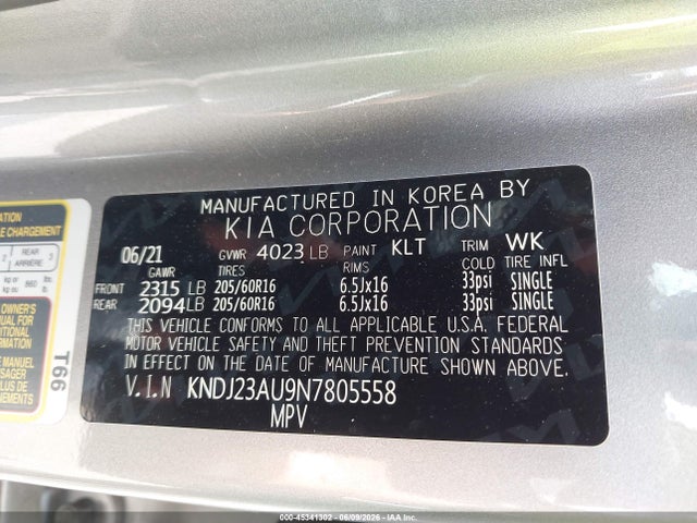 صورة 9 لـ 2022 KIA SOUL LX