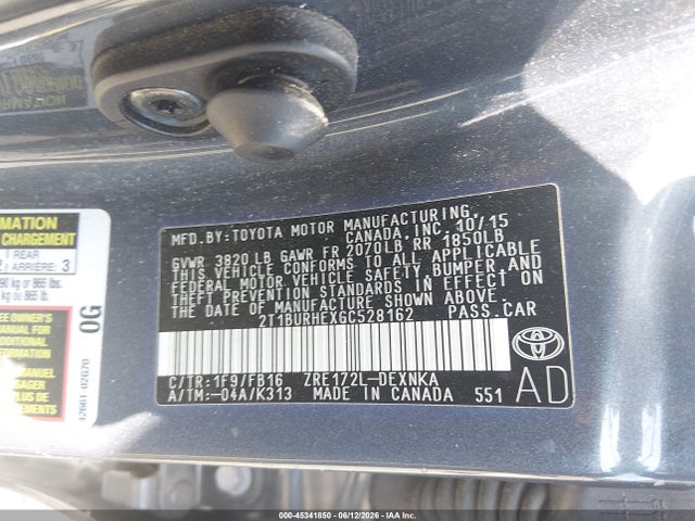 صورة 9 لـ 2016 Toyota COROLLA LE PLUS