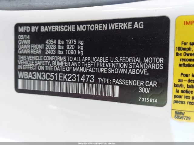 2014 BMW 4 SERIES 428I — миниатюра 9