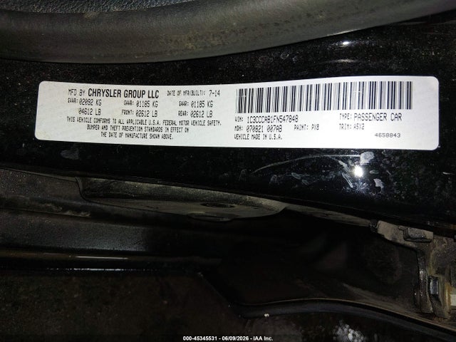 2015 Chrysler 200 LIMITED 缩略图 9