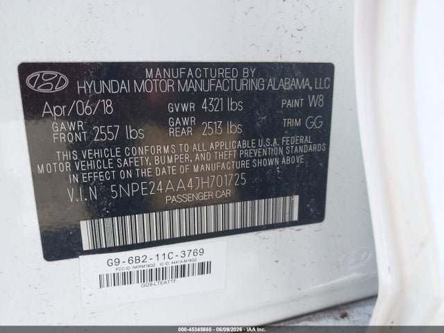 2018 Hyundai SONATA ECO 照片 9