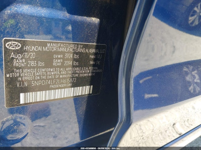 صورة 9 لـ 2020 Hyundai ELANTRA SE