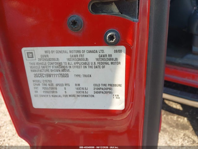 2001 Chevrolet SILVERADO 1500 LS 照片 9