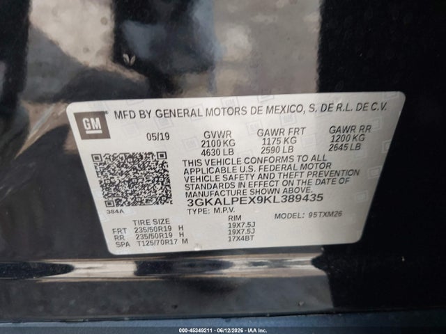 2019 GMC TERRAIN SLT 9