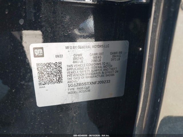 صورة 9 لـ 2022 Chevrolet MALIBU FWD LS