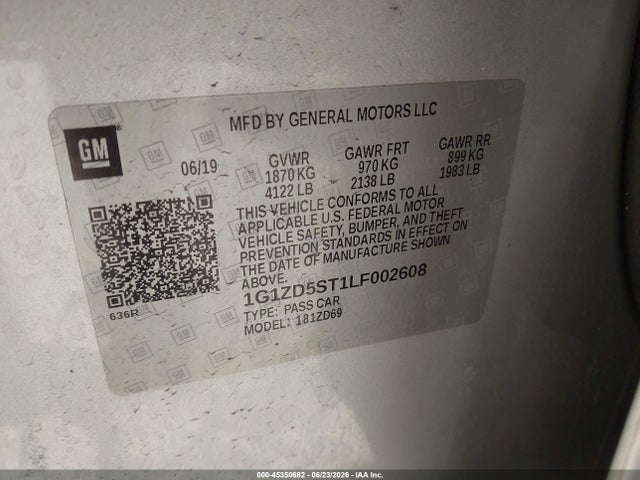 صورة 9 لـ 2020 Chevrolet MALIBU FWD LT