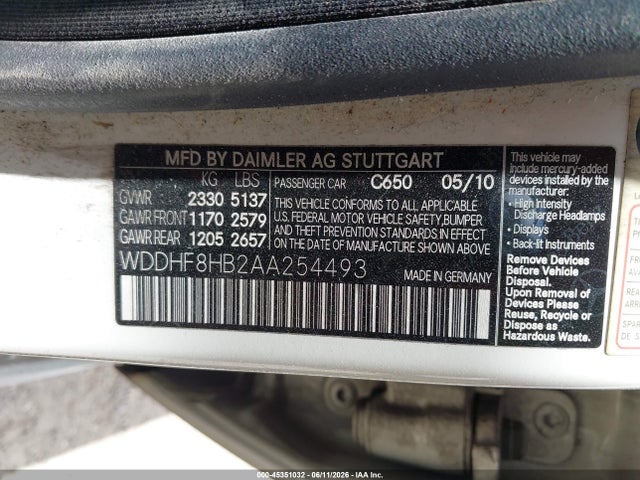 صورة 9 لـ 2010 Mercedes-BENZ E 350 4MATIC