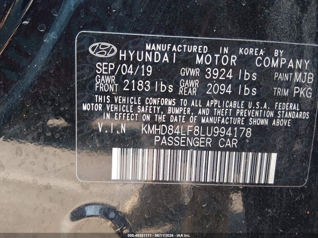 2020 Hyundai ELANTRA SEL 照片 9