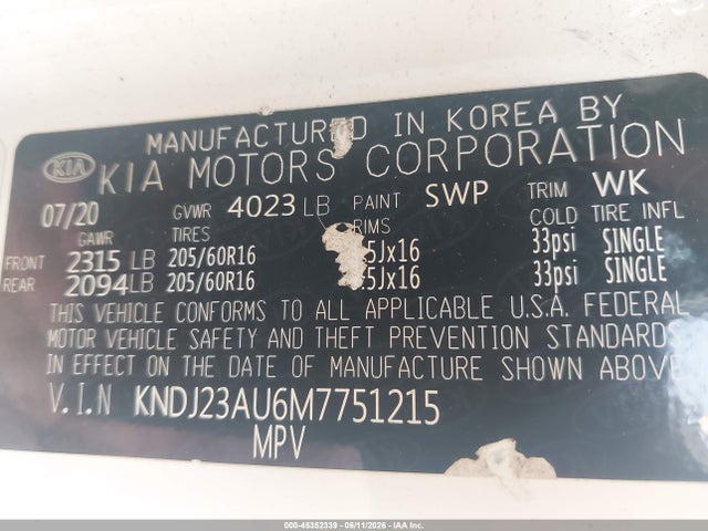 2021 KIA SOUL S 照片 9