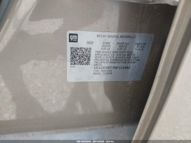 صورة 7 لـ 2022 Chevrolet MALIBU FWD LT