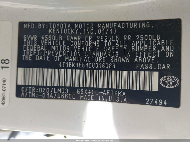 صورة 9 لـ 2013 Toyota AVALON LIMITED