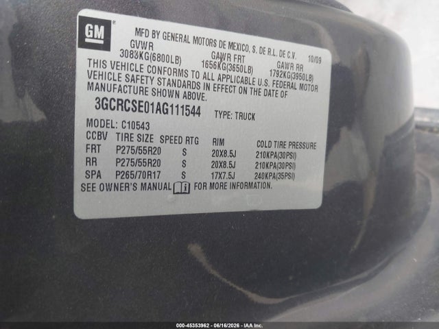2010 Chevrolet SILVERADO 1500 LT 照片 9
