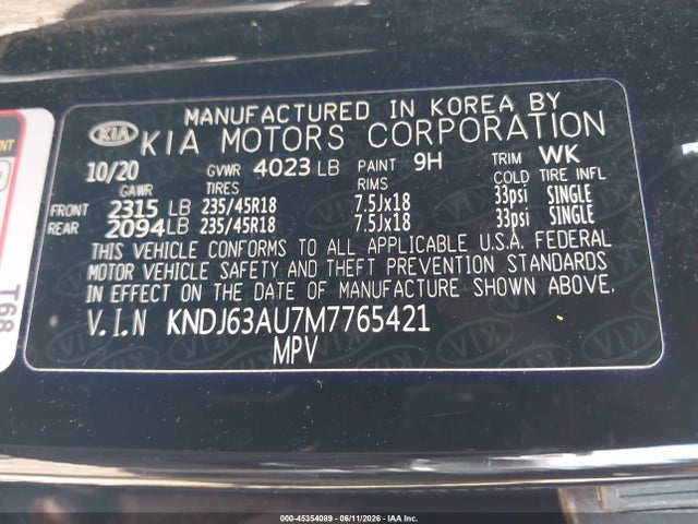 2021 KIA SOUL GT-LINE photo 9