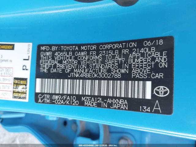 2019 Toyota COROLLA SE — фото 9