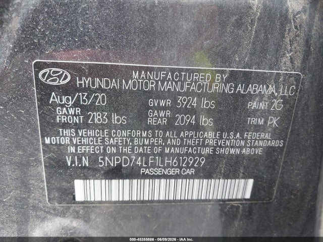 صورة 9 لـ 2020 Hyundai ELANTRA SE