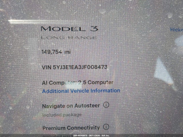 2018 Tesla MODEL 3 LONG RANGE/MID RANGE — фото 14