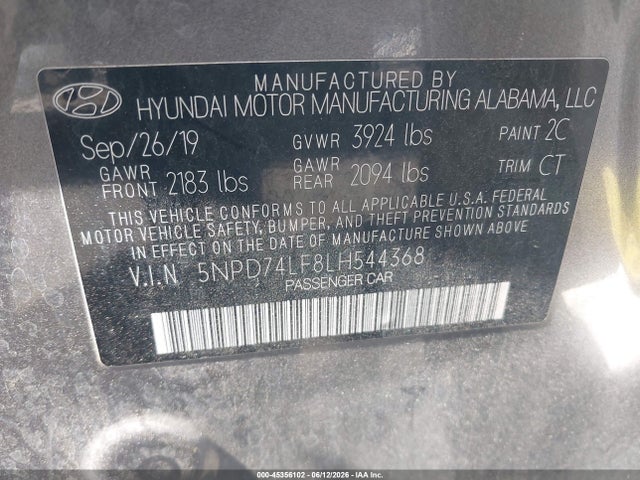 2020 Hyundai ELANTRA SE photo 9