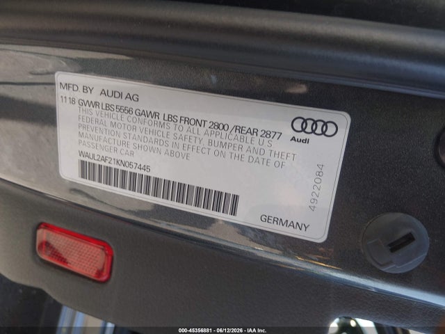 2019 AUDI A6 55 PREMIUM — фото 9