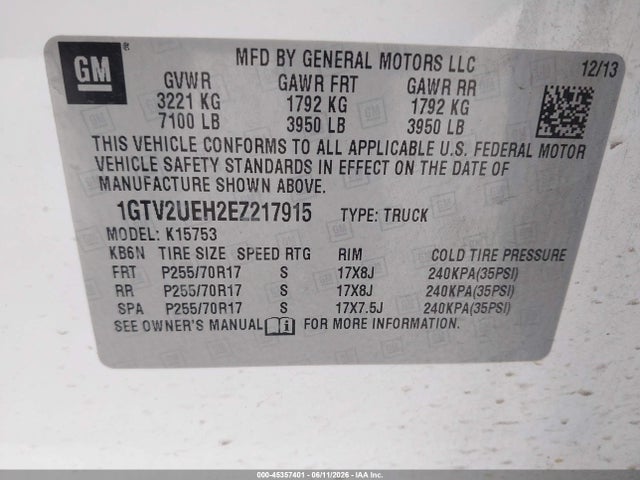 2014 GMC SIERRA 1500 SLE 照片 9