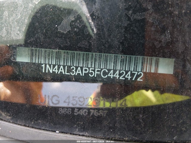 2015 Nissan ALTIMA 2.5 SV 照片 9