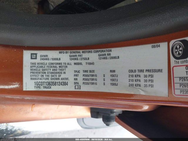 صورة مصغرة 9 لـ 2005 Chevrolet COLORADO LS