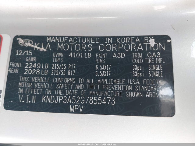 2016 KIA SOUL + photo 9