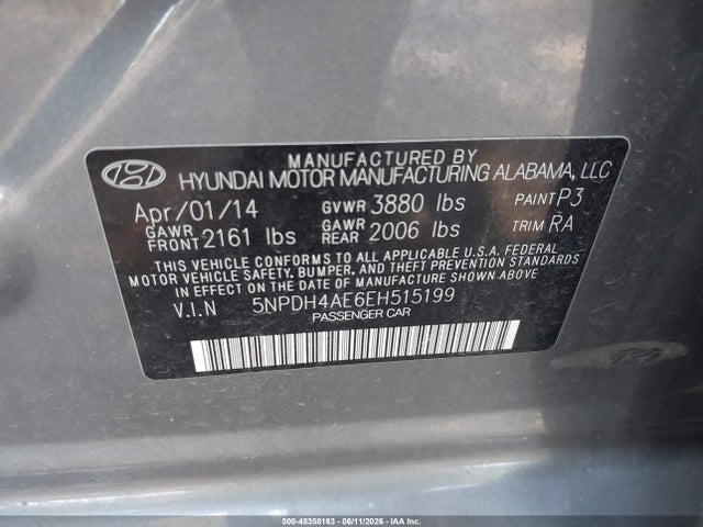 2014 Hyundai ELANTRA SE 照片 9